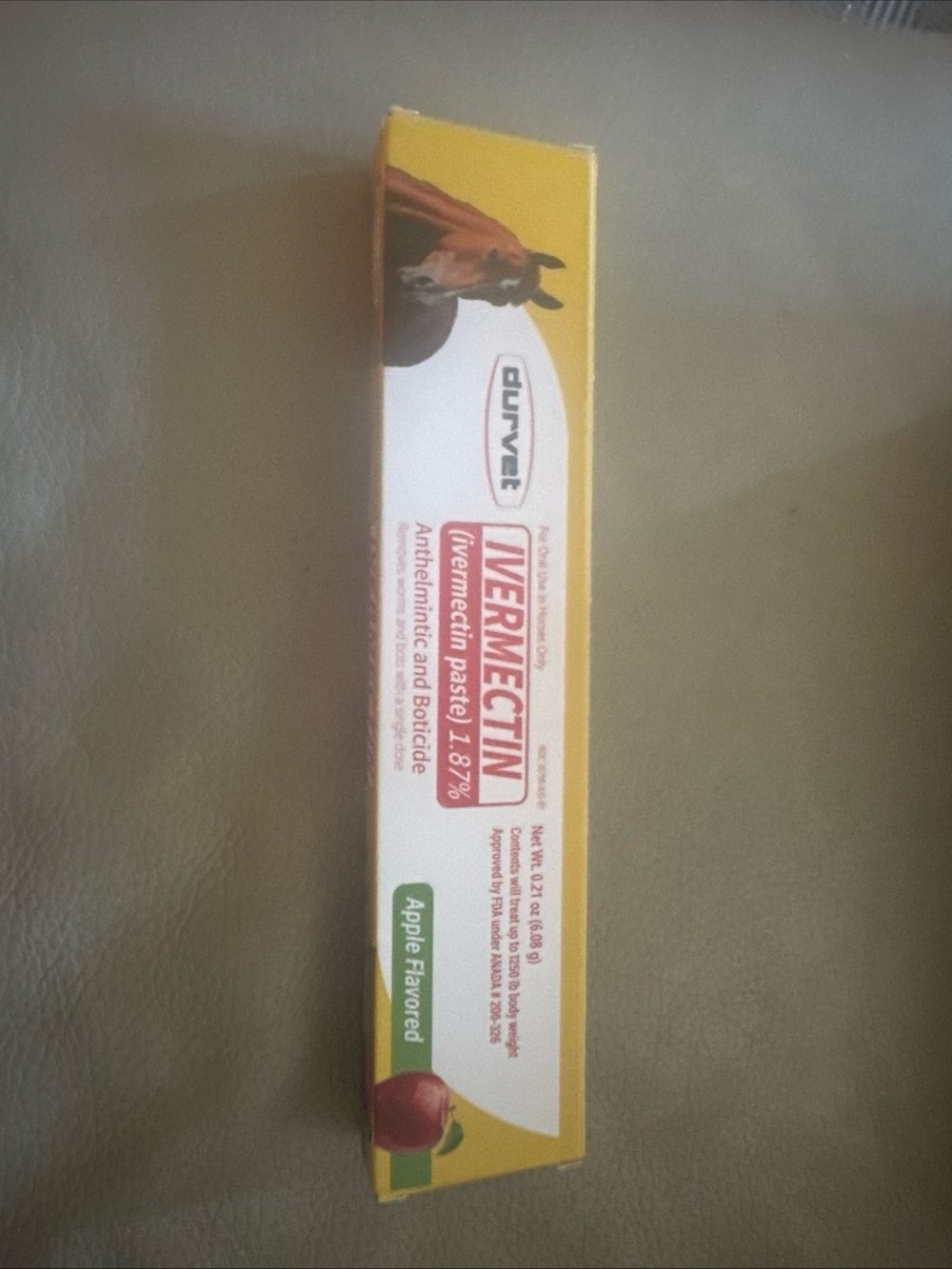 Ivermectin 1.87% Anthelmintic Paste - Yellow